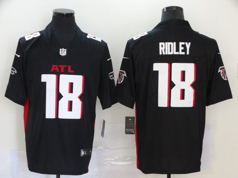 Men Atlanta Falcons #18 Ridley Black Nike Vapor Untouchable Stitched Limited NFL Jerseys->atlanta falcons->NFL Jersey
